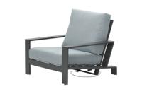 Lincoln verstelbare fauteuil stoel carbon black/mint grey Garden Impressions - Garden impressions - thumbnail