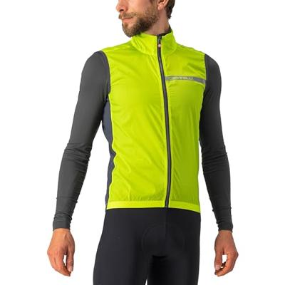 Castelli Squadra stretch mouwloos vest groen/geel heren XXL