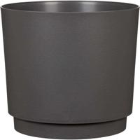 Ronde plantenpot - GARDEN ID - Plano - Ø 25 - 7 L - H 22 cm - Antraciet - thumbnail