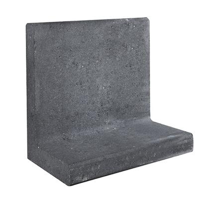 L-element zwart 50x50 voet 30 cm Gardenlux - Gardenlux