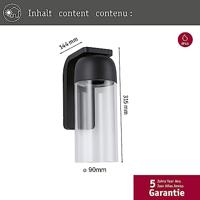 Paulmann 94399 Buitenlamp (wand) LED E27 Antraciet - thumbnail