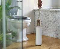 Joseph Joseph Flex 360 Toiletborstel met Houder - Ecru - thumbnail
