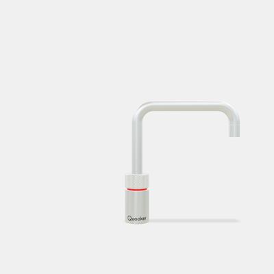 Quooker Nordic Square Kokendwaterkraan (Single Tap) - Kindveilige Dubbeldruk - RVS