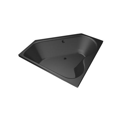 Xenz Cyprus Hoekbad - 145x145x53 - afvoer Midden - acryl - ebony 6864-29 Xenz Cyprus Hoekbad - 145x145x53 - afvoer Midden - acryl - ebony 6864-29