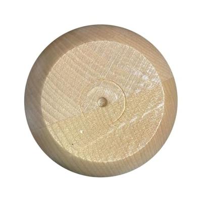 Meubelpoot rond Ø 10 cm en hoogte 10 cm van massief hout (M10)
