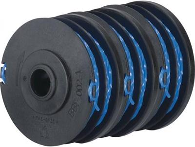 Ryobi rac123 | 1.6mm dubbel gedraaide draad automatische spoel (x3) - 5132002671 - 5132002671