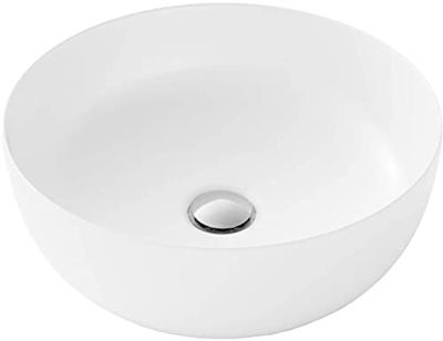 Ben Sierra ronde waskom Ø40,5x14cm keramiek glanzend wit