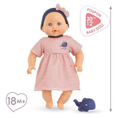 Corolle badpop calypso - walvis, 30cm - thumbnail