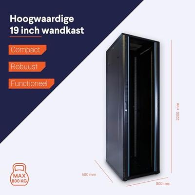 DSI 47U serverkast met glazen deur - DS6847 server rack - thumbnail