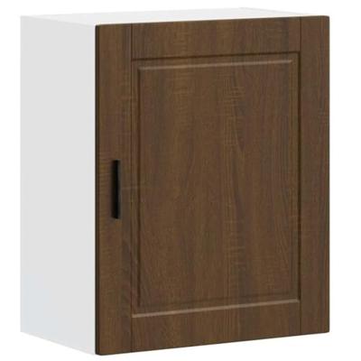 Keukenbovenkasten 2 st Porto bewerkt hout bruin eikenkleur