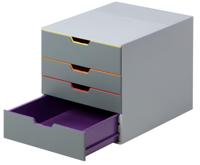 Ladenbox durable varicolor 4 laden grijs - thumbnail