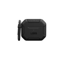 Urban Armor Gear Scout Case voor de Apple AirPods (3e generatie 2021) Case [Wireless Charging compatible/Status LED zichtbaar, gestructureerde TPU, afneembare karabijnhaak] zwart - thumbnail