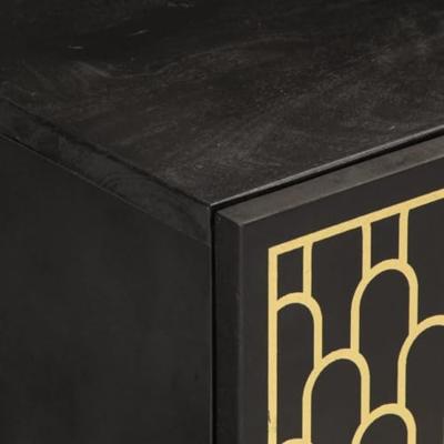 Tv-meubel 80x31,5x46 cm massief mangohout