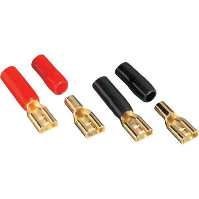 Sinuslive Car-HiFi luidspreker stekkerset 1 x 4 mm² Verguld