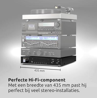 TechniSat Digitradio 143CD (V3) Hybride radio Zwart