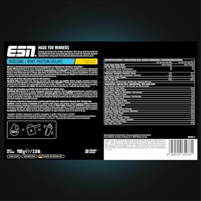 ESN Isoclear whey isolate lemon ice tea 908 Gram