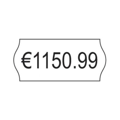 Avery PLP1226 etiketten voor prijstang permanent, ft 12 x 26 mm, 15 000 etiketten, wit