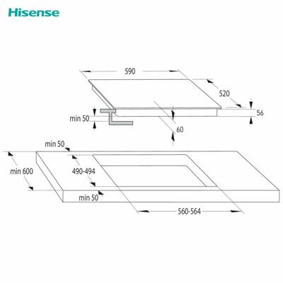 Inductiekookplaat Hisense