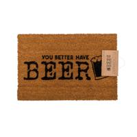 Deurmat - You better have beer - 60x40cm - thumbnail