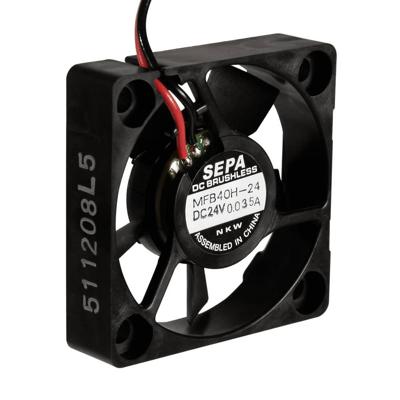 SEPA MFB40H12 Axiaalventilator 12 V/DC 185 l/min (l x b x h) 40 x 40 x 10 mm SEPA MFB40H12 Axiaalventilator 12 V/DC 185 l/min (l x b x h) 40 x 40 x 10 mm