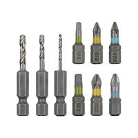 Wolfcraft Flipbit toebehorenset | Boren en schroeven | 9-delig | 1 set - 3083000 - thumbnail