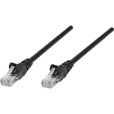Intellinet 342070 RJ45 Netwerkkabel, patchkabel CAT 6 U/UTP 3.00 m Zwart 1 stuk(s)