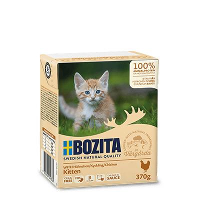 BOZITA Fresh Menu Kitten Chunks in sauce - nat kattenvoer - 370g
