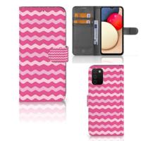 Samsung Galaxy A03s | Telefoon Hoesje | Waves Pink - thumbnail