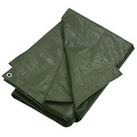 VidaXL Dekzeil 180 g/m² 4x6 m hdpe groen - thumbnail