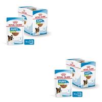 ROYAL CANIN X-Small Puppy | Dubbelpak | 2 x 12 x 85 g | Natte voeding voor bijzonder kleine hondenpuppy's | Tot 10 maanden | Met hapjes in saus | In pouchzak - thumbnail
