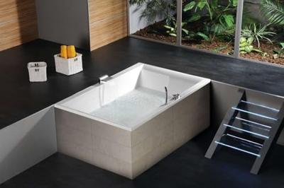 Ligbad Polysan Dupla Inbouw 180x120x54 cm Wit Polysan