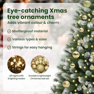 VidaXL Kunstmatige scharnierkerstboom met bedekte sneeuw 150 cm