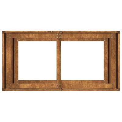 Plantenbak roestig 80x40x80 cm weervast staal Plantenbak roestig 80x40x80 cm weervast staal