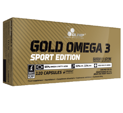 Gold Omega-3 Sport Edition | Olimp Supplements | 120ct