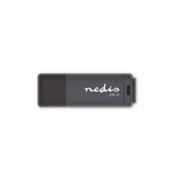 Nedis Flash Drive | 128 GB | USB Type-A | 80 MB/s | 10 MB/s | 1 stuks - FDRIU3128BK FDRIU3128BK - thumbnail