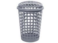 Wasmand kunststof kleur grijs , inhoud 75 liter - thumbnail