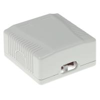 ACT FA6002 Modulair opbouwdoos unshielded 2-voudig CAT6 - thumbnail