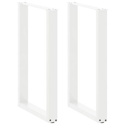 Bartafelpoten 2 st U-vormig 60x(90-91)cm staal wit