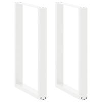 Bartafelpoten 2 st U-vormig 60x(90-91)cm staal wit - thumbnail