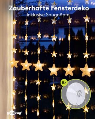 Kerstgordijn voor buiten - 80 LED - Lengte 1m Kerstgordijn voor buiten - 80 LED - Lengte 1m