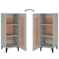 Dressoir 34,5x34x90 cm bewerkt hout betongrijs - thumbnail