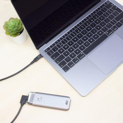 ACT USB-C kabel haaks 1m - thumbnail