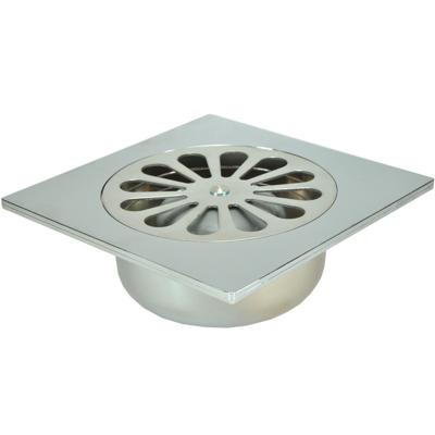 Wiesbaden Chroom ABS doucheput 14x14 onder 40 mm