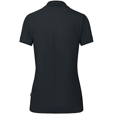 JAKO C6320D Polo Organic Dames - Antraciet - 34