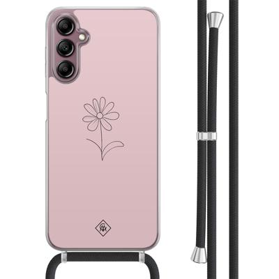 Samsung Galaxy A14 hoesje met koord - Madeliefje