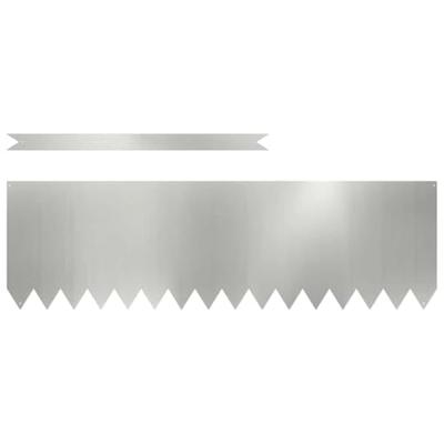 Tuinrand 20 pcs Zilver 100 x 0.05 x 20 cm Gegalvaniseerd staal Tuinrand 20 pcs Zilver 100 x 0.05 x 20 cm Gegalvaniseerd staal