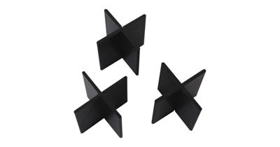 Voegkruis herbruikbaar zwart 3 mm 50x55 mm (50 st) bestrating Gardenlux - Gardenlux Voegkruis herbruikbaar zwart 3 mm 50x55 mm (50 st) bestrating Gardenlux - Gardenlux