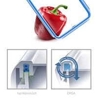 Emsa 508538 Clip & Close Vershouddoos 0.55L Blauw - thumbnail