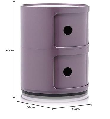 Kartell Componibili Kast - 2 Modules - Violet