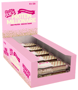 Mountain Joe&apos;s Protein Millionaire Raspberry White Chocolate (10 x 50 g)